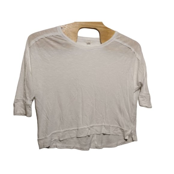 Caslon Women's White Small‎ Elbow sleeve Shirt - Picture 1 of 5